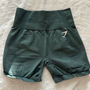 Gymshark Green Vital Seamless Shorts Size Small